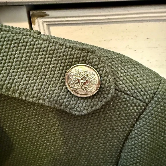 New York & Co. Green Military Blazer - Picture 7 of 10
